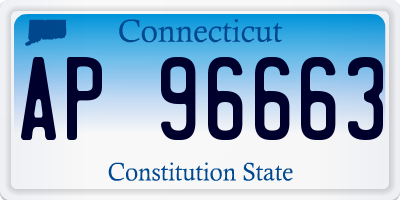 CT license plate AP96663