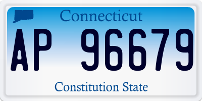 CT license plate AP96679