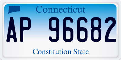 CT license plate AP96682