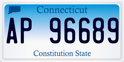 CT license plate AP96689