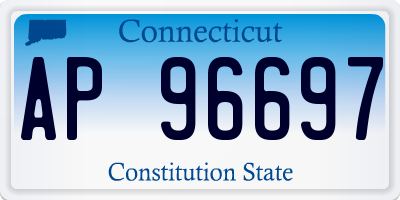 CT license plate AP96697