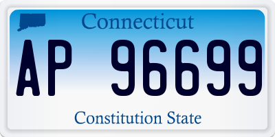 CT license plate AP96699