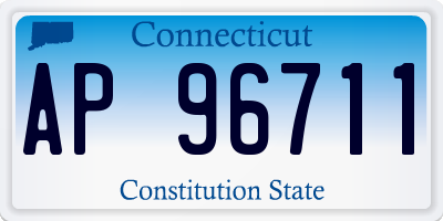 CT license plate AP96711