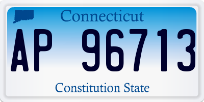 CT license plate AP96713