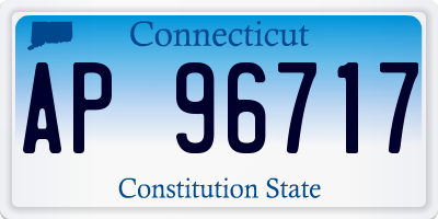 CT license plate AP96717