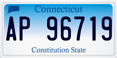 CT license plate AP96719