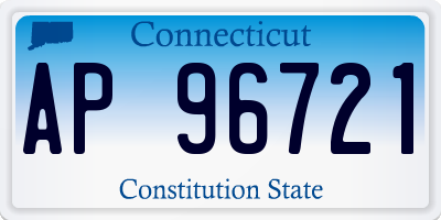 CT license plate AP96721