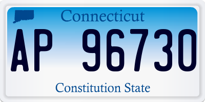 CT license plate AP96730