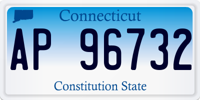 CT license plate AP96732