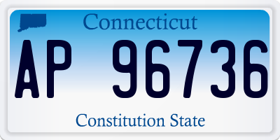 CT license plate AP96736