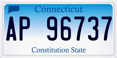 CT license plate AP96737