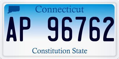 CT license plate AP96762