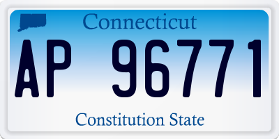 CT license plate AP96771