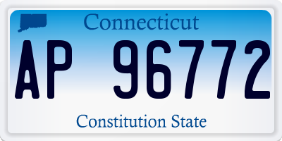 CT license plate AP96772