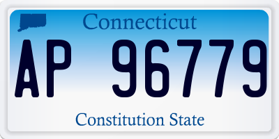 CT license plate AP96779