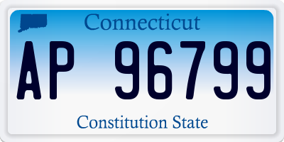 CT license plate AP96799