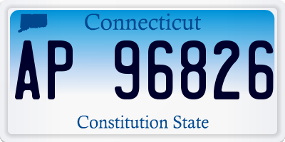 CT license plate AP96826