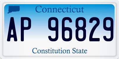 CT license plate AP96829