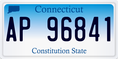 CT license plate AP96841