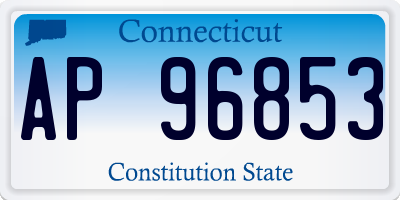 CT license plate AP96853