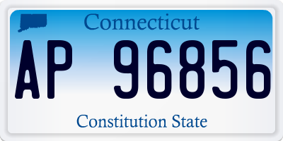 CT license plate AP96856