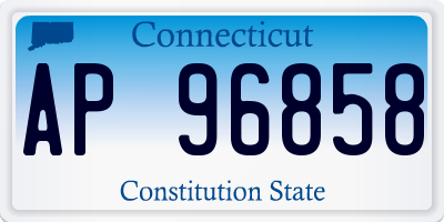 CT license plate AP96858