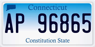 CT license plate AP96865