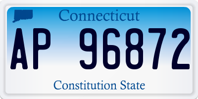 CT license plate AP96872