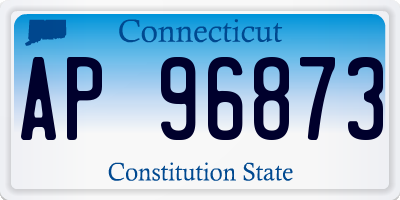 CT license plate AP96873