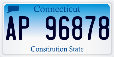 CT license plate AP96878