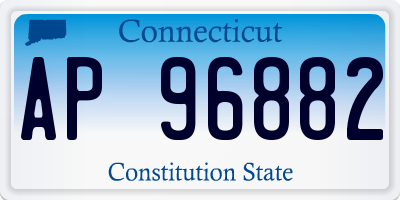 CT license plate AP96882