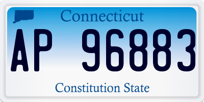 CT license plate AP96883