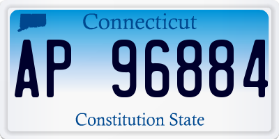 CT license plate AP96884