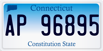 CT license plate AP96895