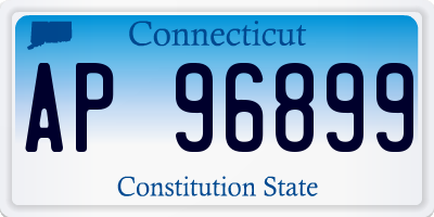 CT license plate AP96899