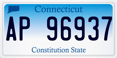 CT license plate AP96937