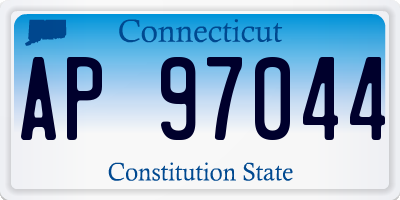 CT license plate AP97044