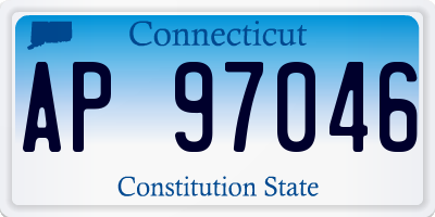 CT license plate AP97046