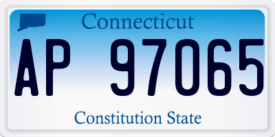 CT license plate AP97065