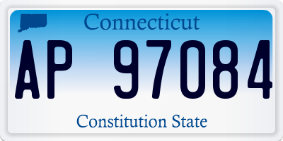 CT license plate AP97084