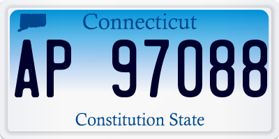 CT license plate AP97088