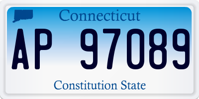 CT license plate AP97089