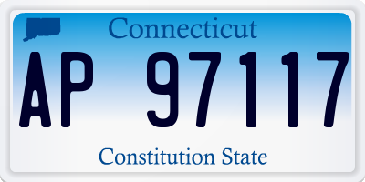 CT license plate AP97117