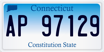 CT license plate AP97129