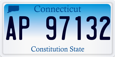 CT license plate AP97132