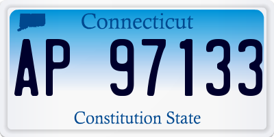 CT license plate AP97133