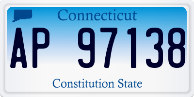 CT license plate AP97138