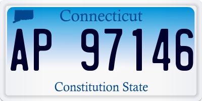 CT license plate AP97146