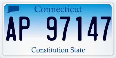 CT license plate AP97147