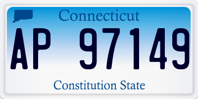 CT license plate AP97149